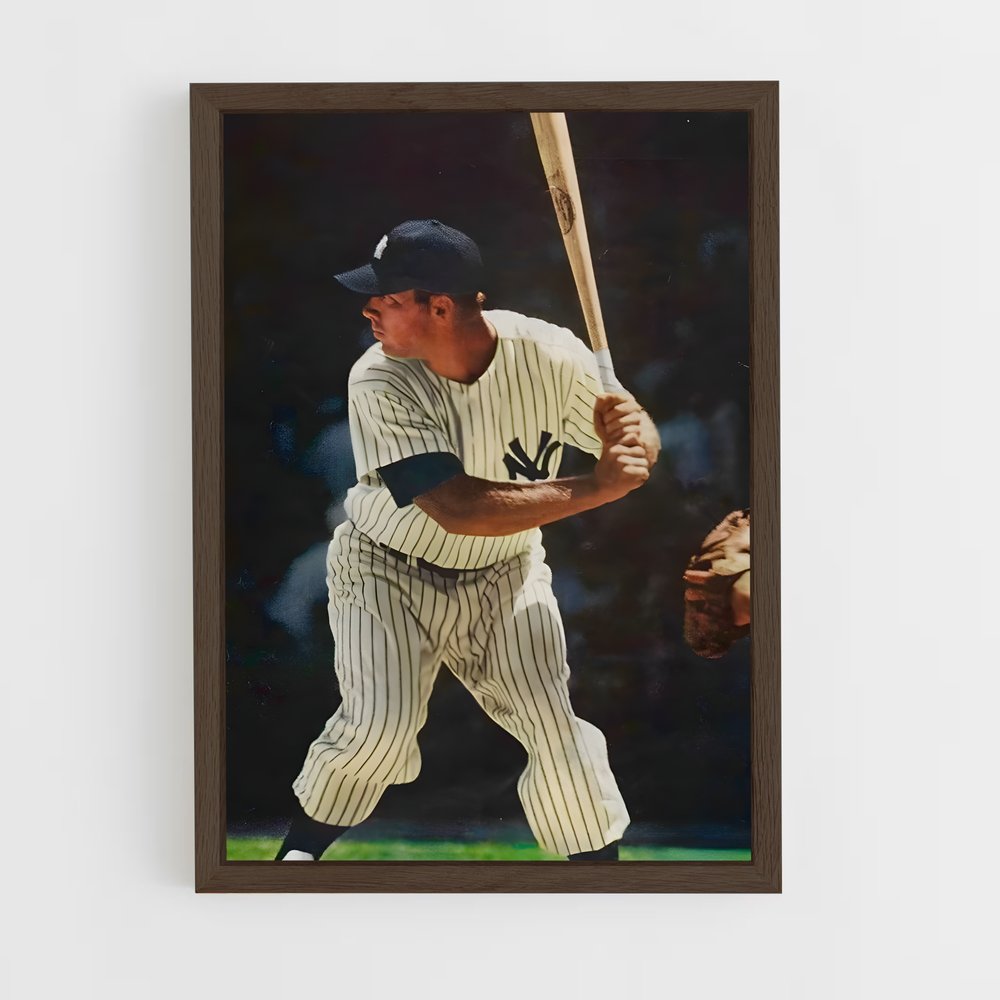 Poster Mickey mantle – affiche Baseball (vue 5)